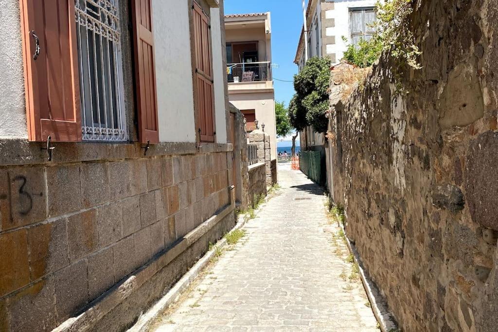 Διαμέρισμα Σε Ανακαινισμένο Αρχοντικό 19Ου Αιώνα, Κέντρο Μύρινας Kültér fotó